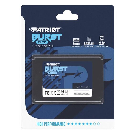 Patriot Memory BURST Elite 2.5" 2.5" 240 GB Serial ATA III - SSD - Hard Drives - Techbox