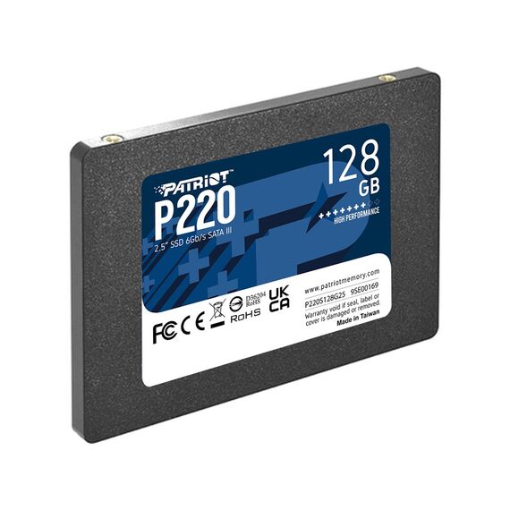 Patriot Memory P220 128GB 2.5" Serial ATA III - SSD - Hard Drives - Techbox