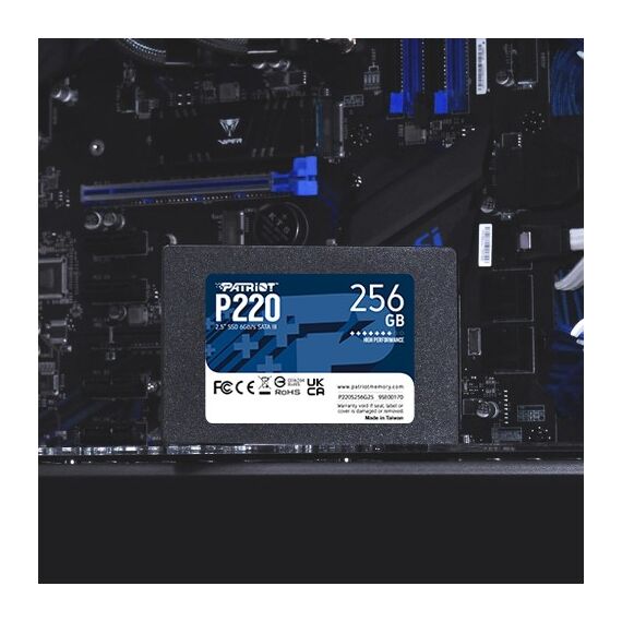 Patriot Memory P220 256GB 2.5" Serial ATA III - SSD - Hard Drives - Techbox