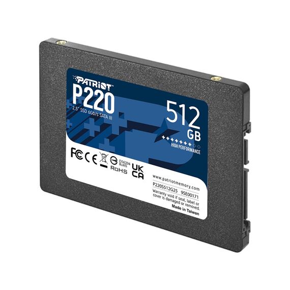 Patriot Memory P220 512GB 2.5" Serial ATA III | Techbox