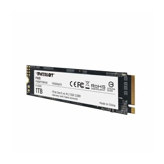 Patriot Memory P300 M.2 1000 GB PCI Express 3.0 NVMe | Techbox
