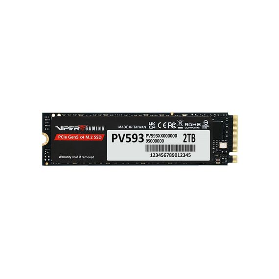 Patriot Viper PV593 M.2 PCI-E Gen5 x4 NVMe2 2TB 14G | Techbox