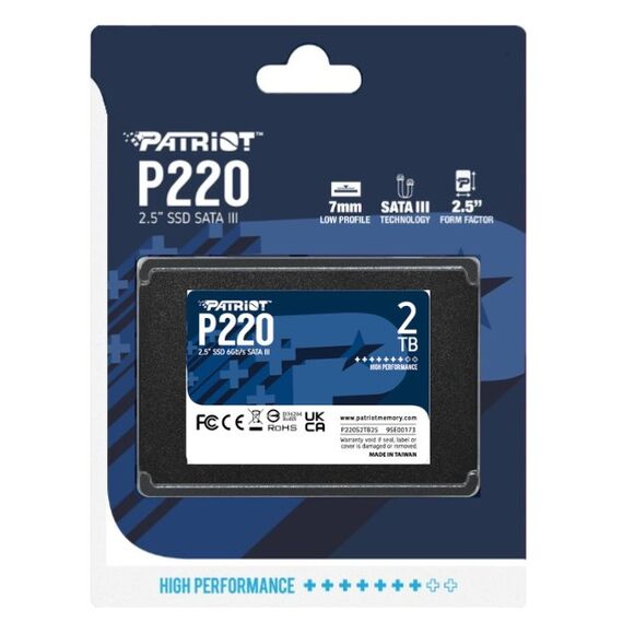 Patriot Memory P220 2TB 2.5" Serial ATA III | Techbox