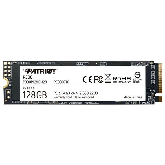 SSD PATRIOT P300 M.2 PCI-EX4 NVME 128 GB | Techbox