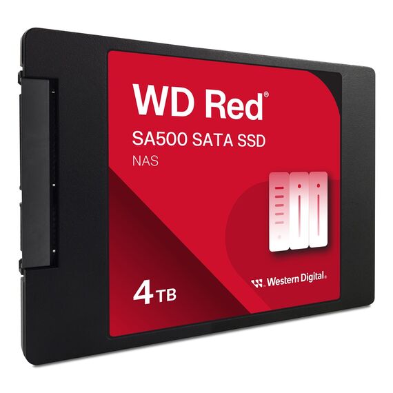 Western Digital Red WDS400T2R0A internal solid state drive 2.5" 4 TB Serial ATA III 3D NAND - SSD - Hard Drives - Techbox