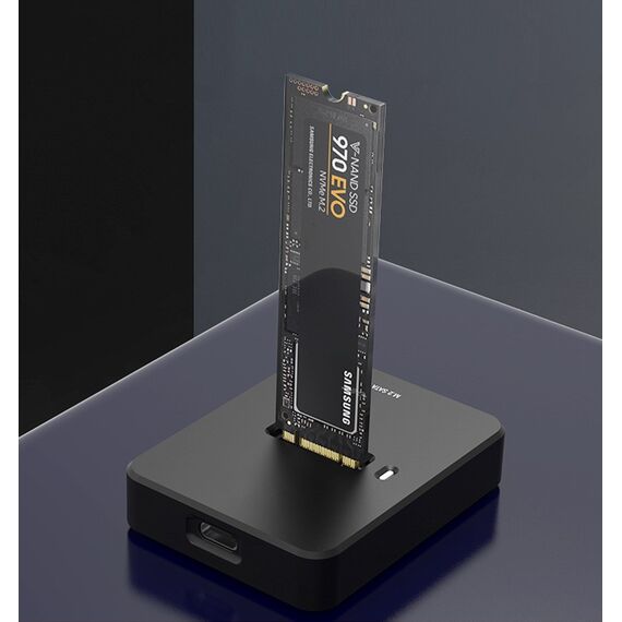 Gembird DD-U3M2 storage drive docking station USB 3.2 Gen 1 (3.1 Gen 1) Type-C Black | Techbox