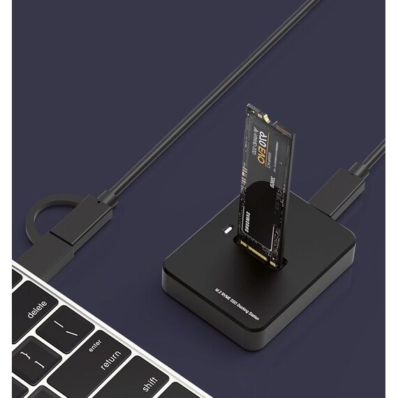 Gembird DD-U3M2 storage drive docking station USB 3.2 Gen 1 (3.1 Gen 1) Type-C Black | Techbox