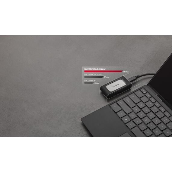 Kingston Technology 1000G PORTABLE SSD XS2000 - External HDD & SSD - Hard Drives - Techbox