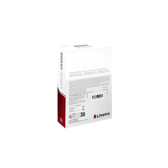 Kingston Technology XS1000 1 TB Black - External HDD & SSD - Hard Drives - Techbox