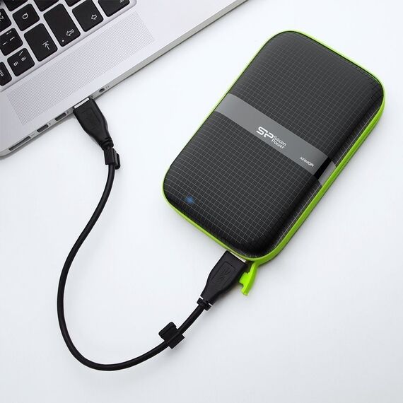 Silicon Power Armor A60 external hard drive 1000 GB Black - External HDD & SSD - Hard Drives - Techbox