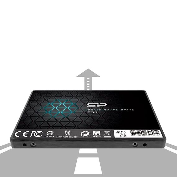 Silicon Power Slim S55 2.5" 480 GB Serial ATA III TLC | Techbox