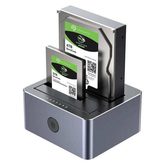UNITEK CLONING STATION 2X SATA 2,5"/3,5" USB 5GB - Cases & Accessories - Hard Drives - Techbox