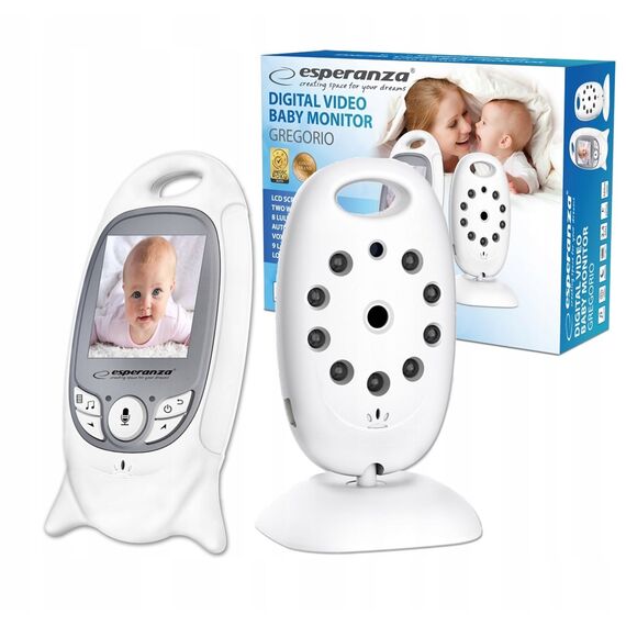 Esperanza EHM001 LCD Baby Monitor 2.0" White | Techbox