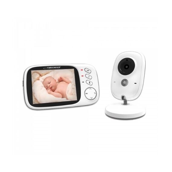Esperanza EHM002 LCD Baby Monitor 3,2" White | Techbox