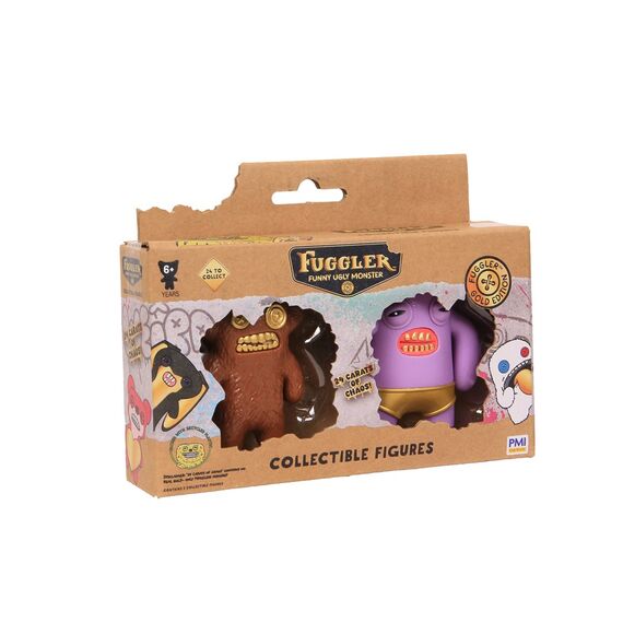 FUGGLER S3 GOLD EDITION FIGURES - 2 PACK (ASSORTMENT) |  Techbox