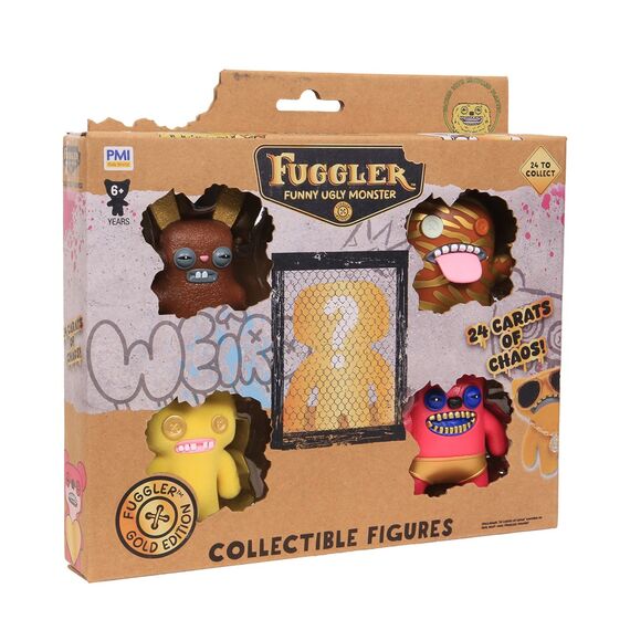 FUGGLER S3 GOLD EDITION FIGURES - 5 PACK DELUXE BOX (ASSORTMENT) |  Techbox
