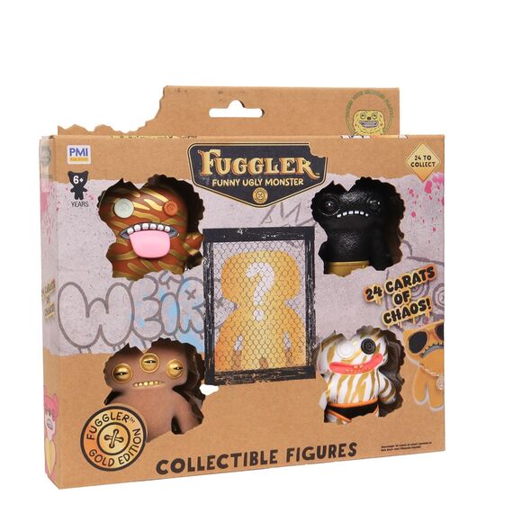 FUGGLER S3 GOLD EDITION FIGURES - 5 PACK DELUXE BOX (ASSORTMENT) |  Techbox