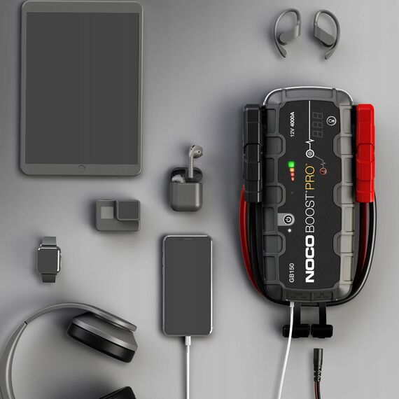 NOCO GB150 Boost 12V 3000A Jump Starter starter device with integrated 12V/USB battery - Various - Auto & Moto - Techbox