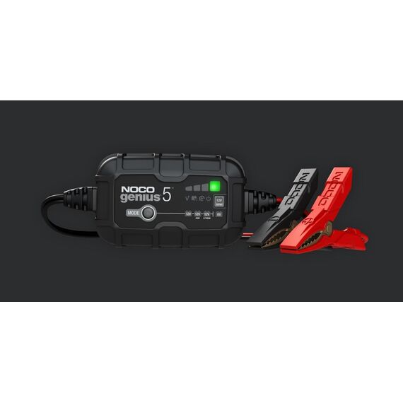 NOCO GENIUS5 5A Battery charger for 6V/12V batteries with maintenance and desulphurisation function | Techbox