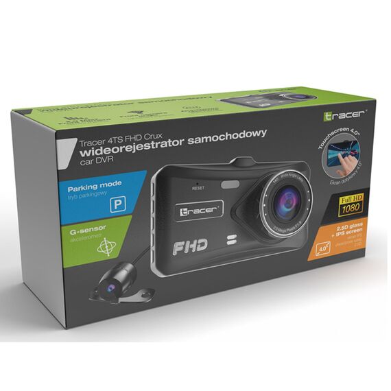 Car camera TRACER TRAKAM46876 4TS FHD CRUX - Monitors & Recorders - Auto & Moto - Techbox