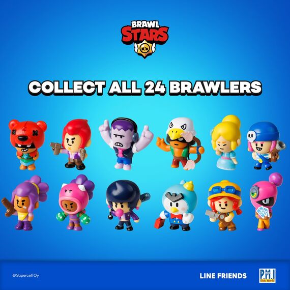 BRAWL STARS S1 FIGURES - 8 PACK DELUXE BOX VER.C - Model Kits - Collectibles - Techbox
