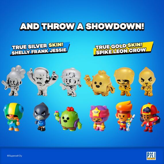 BRAWL STARS S1 FIGURES - 8 PACK DELUXE BOX VER.C - Model Kits - Collectibles - Techbox