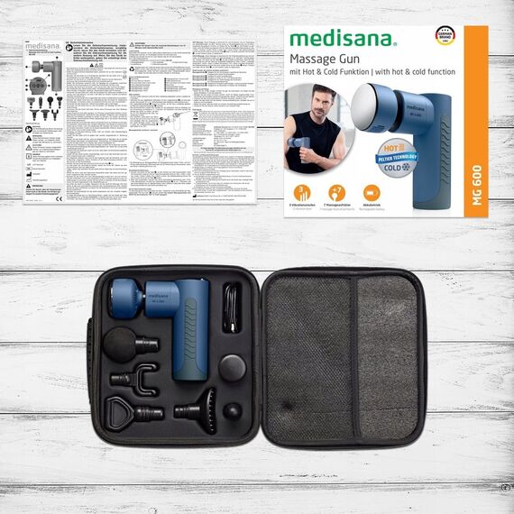 Medisana MG 600 massager Universal Black, Blue | Techbox
