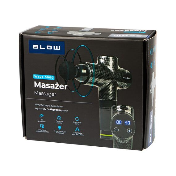BLOW Wave 5000 massage gun | Techbox