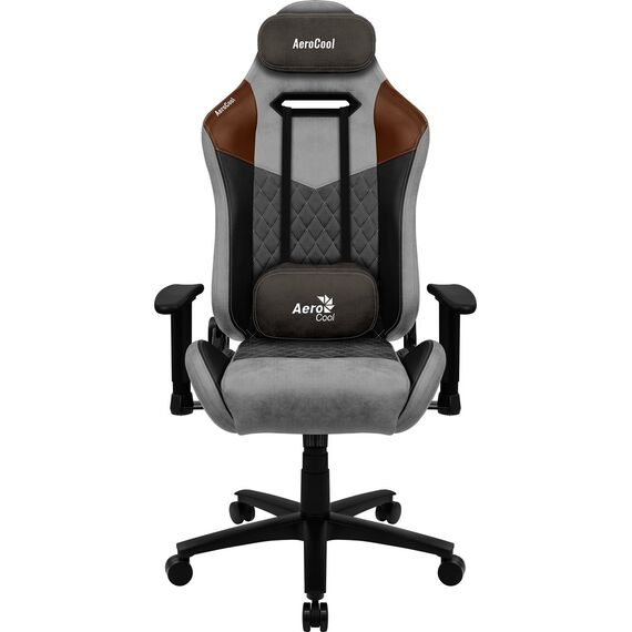 Aerocool DUKE AeroSuede Universal gaming chair Black, Brown, Grey | Techbox
