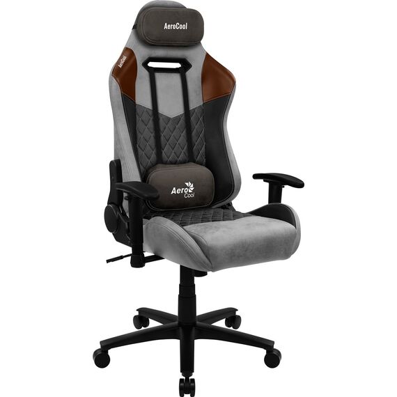 Aerocool DUKE AeroSuede Universal gaming chair Black, Brown, Grey | Techbox