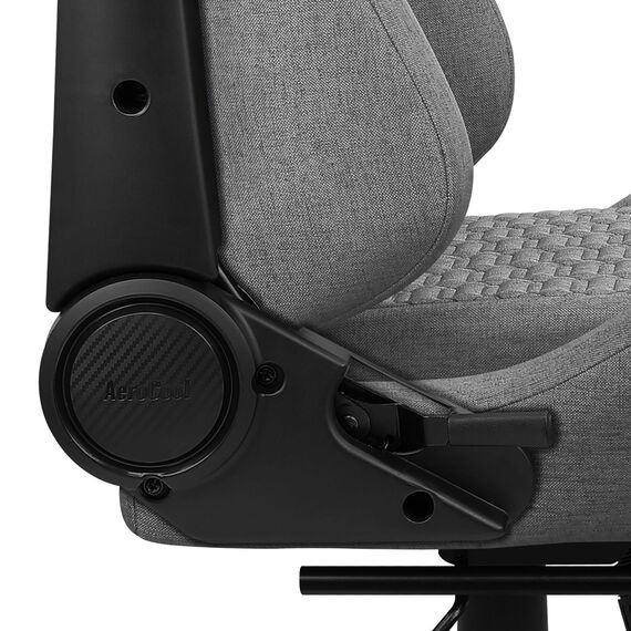 Aerocool ROYALASHGR Premium Ergonomic Gaming Chair Legrest Aeroweave Technology Grey | Techbox