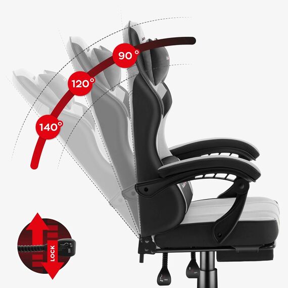 Force 3.7 Grey gaming chair | Techbox