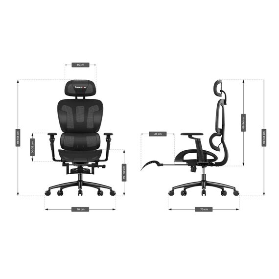 Fotel gamingowy Huzaro Combat 7.9 Czarny | Techbox