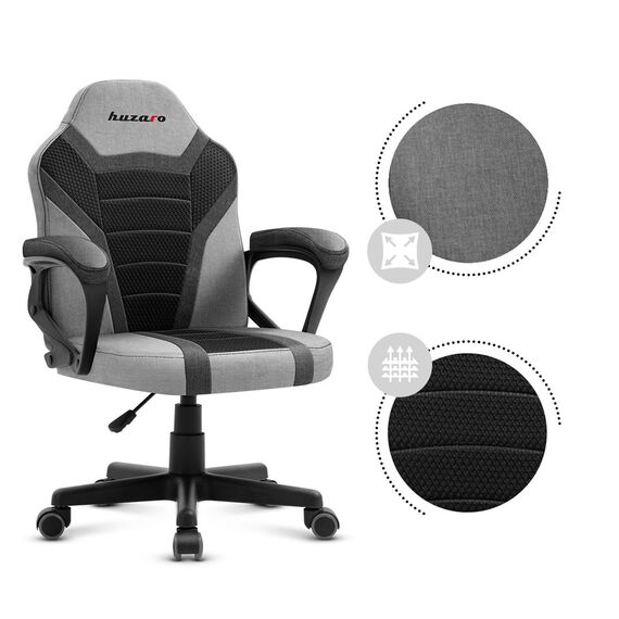 Gaming chair for children Huzaro HZ-Ranger 1.0 Gray Mesh, gray and black | Techbox