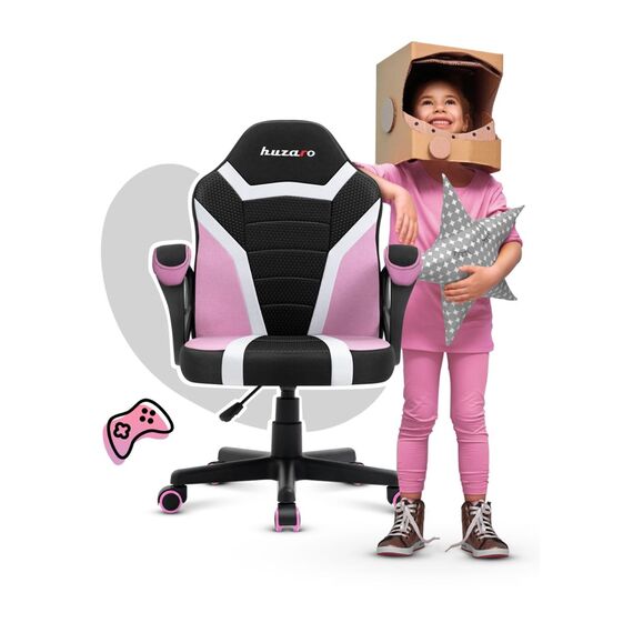 Gaming chair for children Huzaro Ranger 1.0 Pink Mesh | Techbox