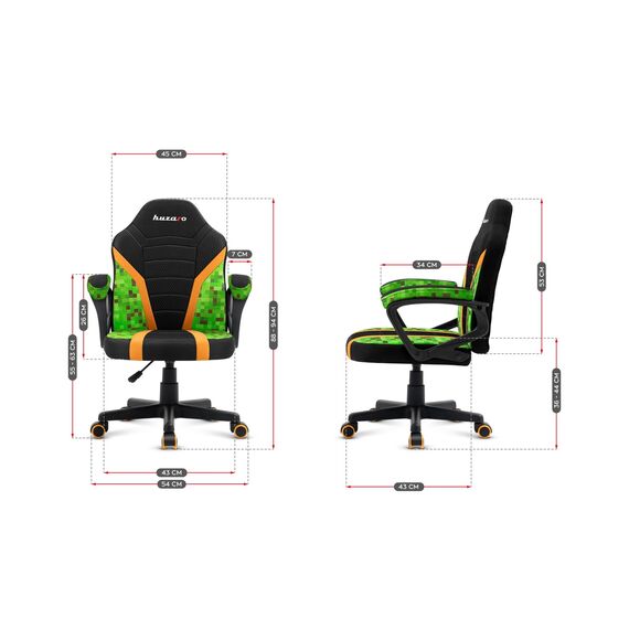 Gaming chair for children Huzaro Ranger 1.0 Pixel Mesh | Techbox