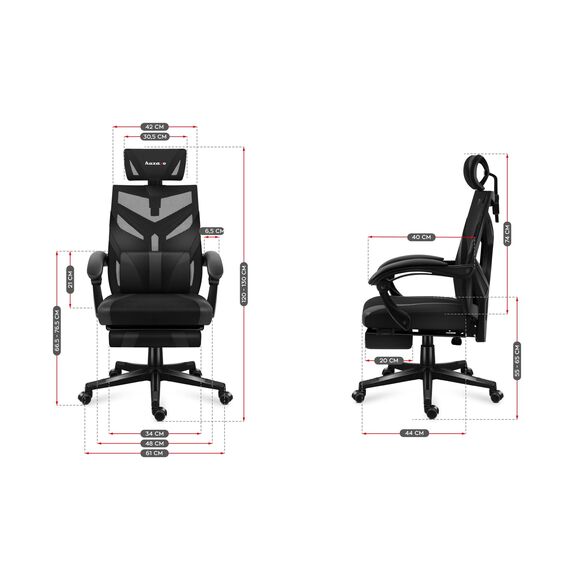 HUZARO COMBAT 5.0 BLACKGAMING CHAIR | Techbox