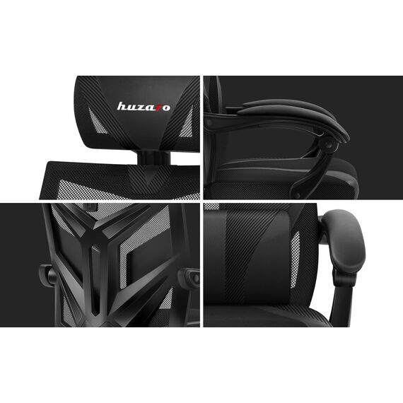 HUZARO COMBAT 5.0 BLACKGAMING CHAIR | Techbox