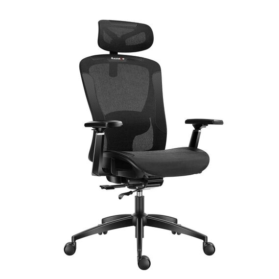 Huzaro Combat 7.3 Black Mesh Gaming Chair | Techbox