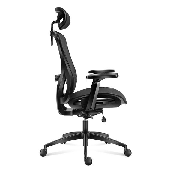 Huzaro Combat 7.3 Black Mesh Gaming Chair | Techbox