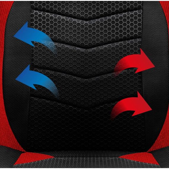 Huzaro FORCE 2.5 Red Mesh gaming chair | Techbox