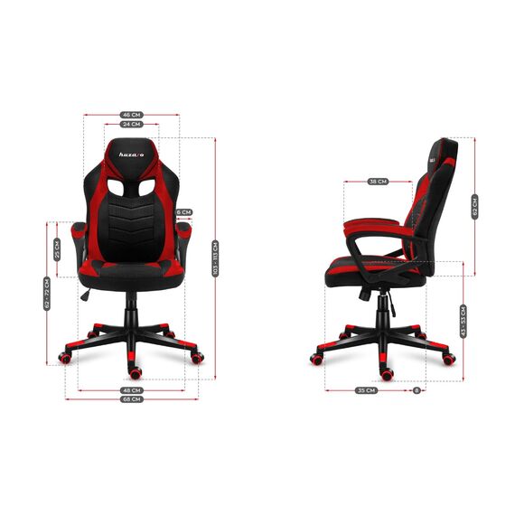 Huzaro FORCE 2.5 Red Mesh gaming chair | Techbox