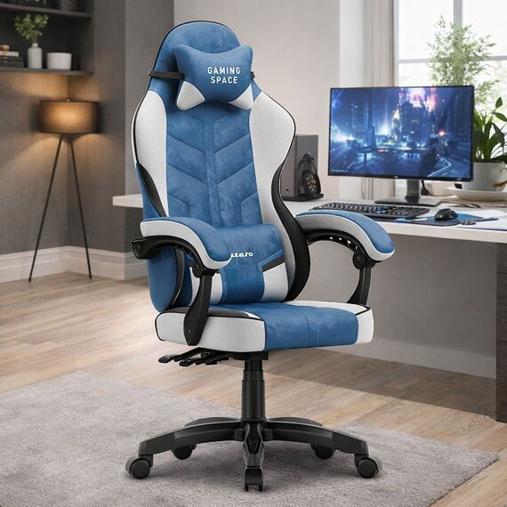 Huzaro Force 2.7 Black Carbon Gaming chair Blue | Techbox