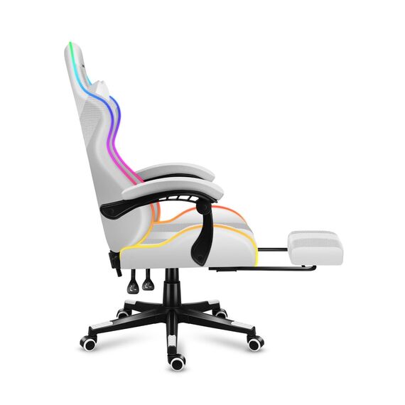 HUZARO FORCE 4.7 RGB White GAMING CHAIR | Techbox
