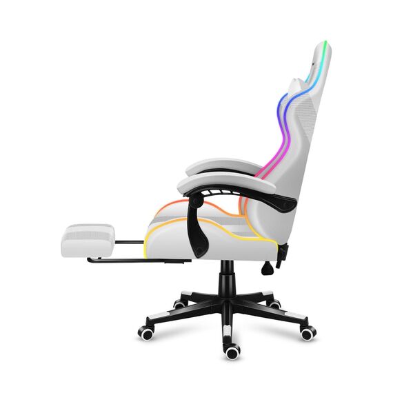 HUZARO FORCE 4.7 RGB White GAMING CHAIR | Techbox