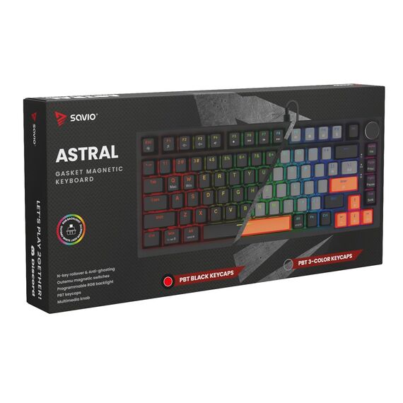Savio ASTRAL BLACK JADE keyboard Gaming USB QWERTY US International - Keyboards - Keyboards & Mice - Techbox