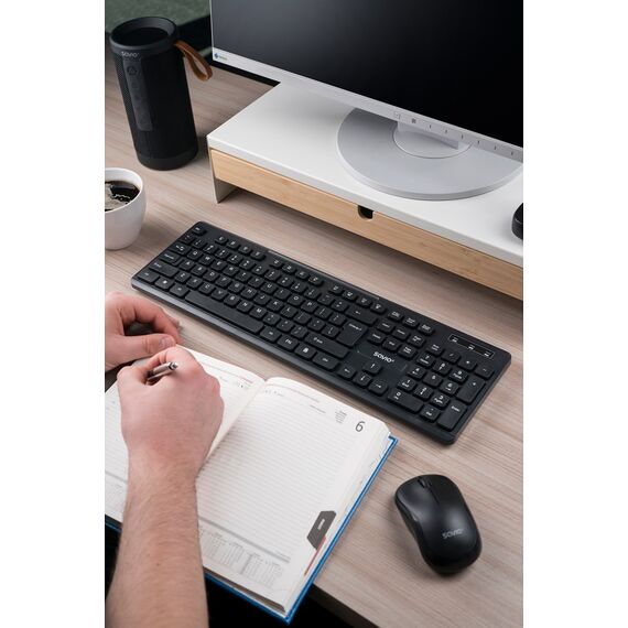 Savio KB-02 keyboard Home/Office USB QWERTY Black | Techbox