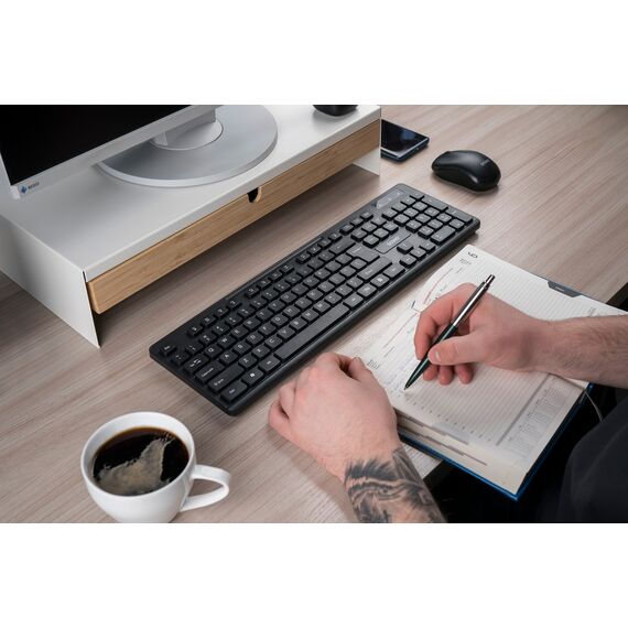 Savio KB-02 keyboard Home/Office USB QWERTY Black | Techbox