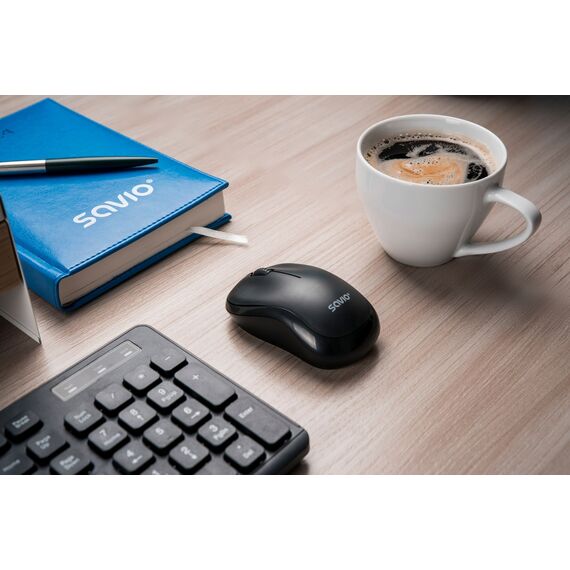 Savio KB-02 keyboard Home/Office USB QWERTY Black | Techbox