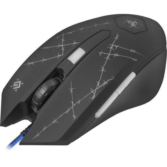 Defender Forced GM-020L mouse Gaming Ambidextrous USB Type-A Optical 3200 DPI - Mice - Keyboards & Mice - Techbox